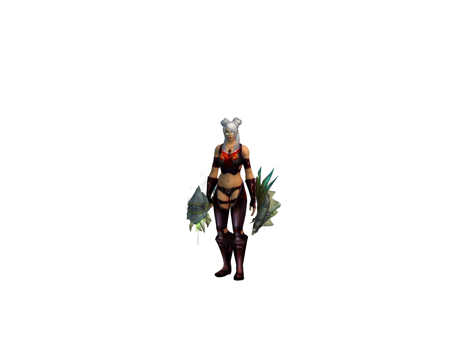 mirall 3D character render