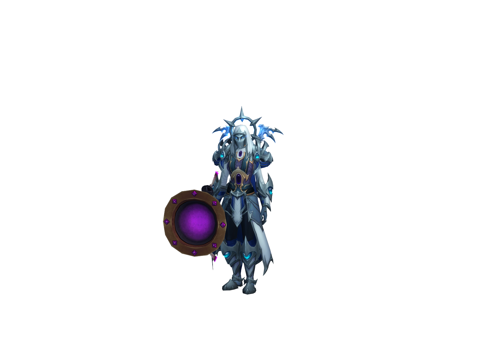 Glowey 3D character render