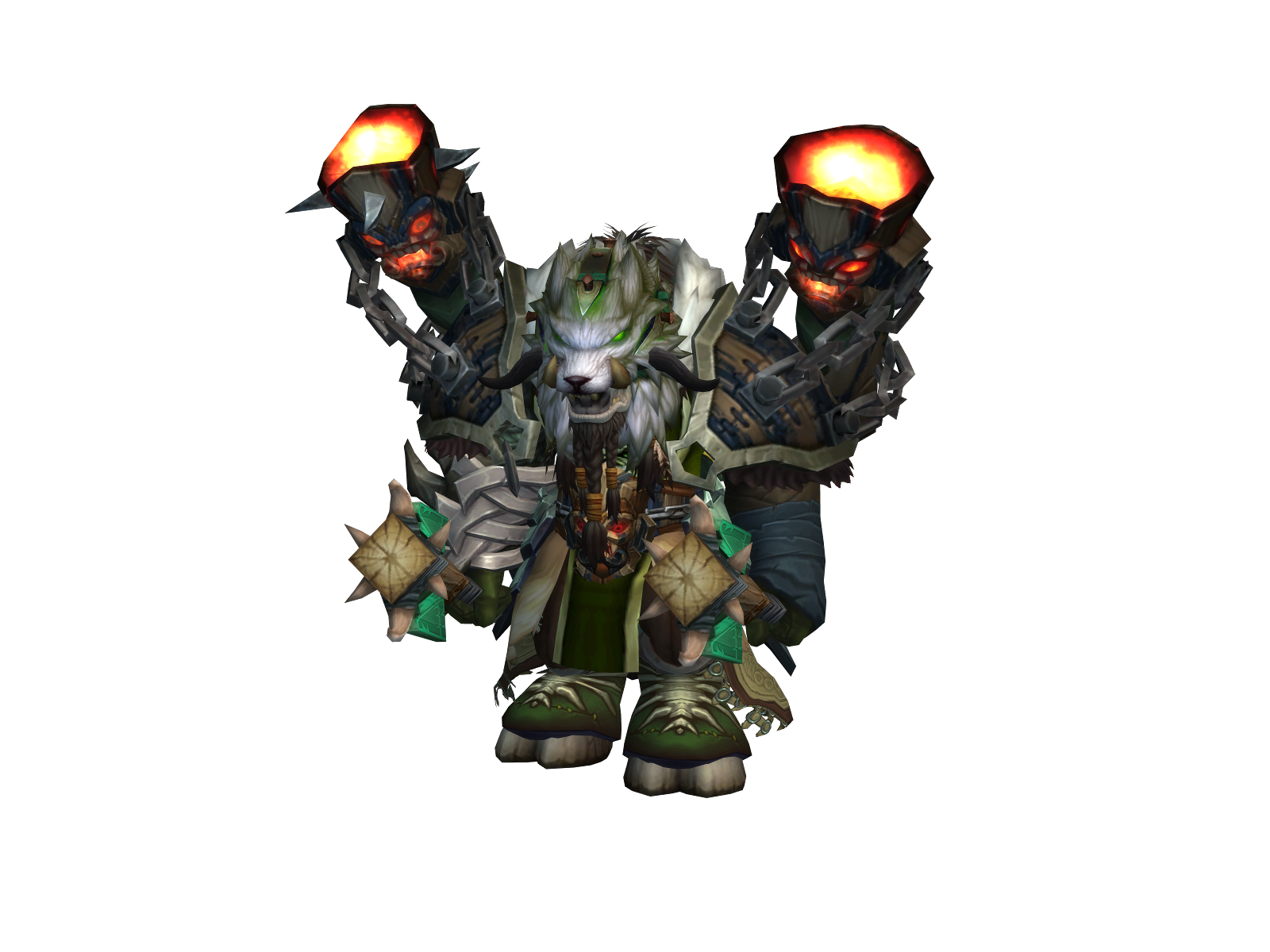 Brazolq 3D character render