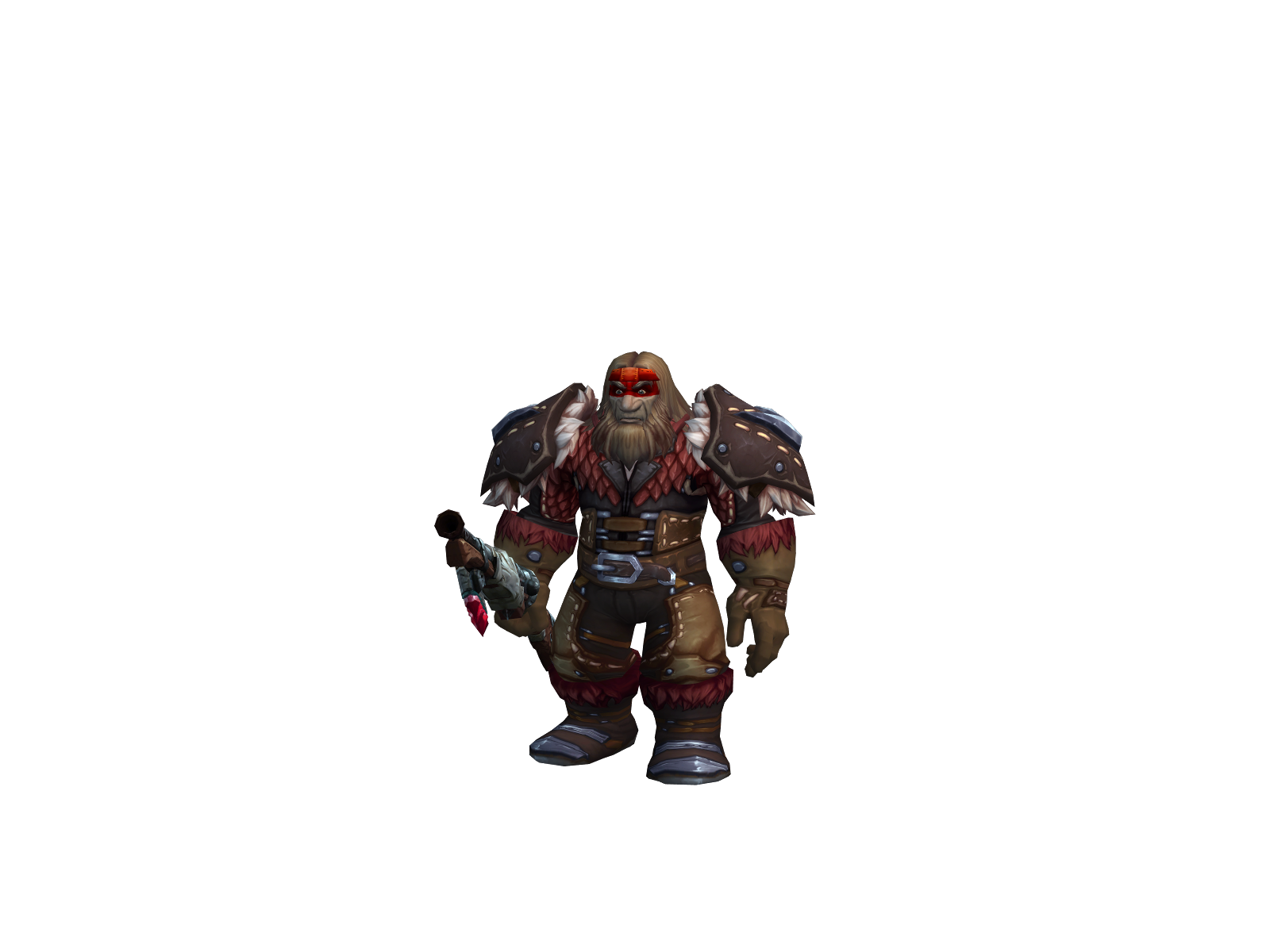 Thrund 3D character render