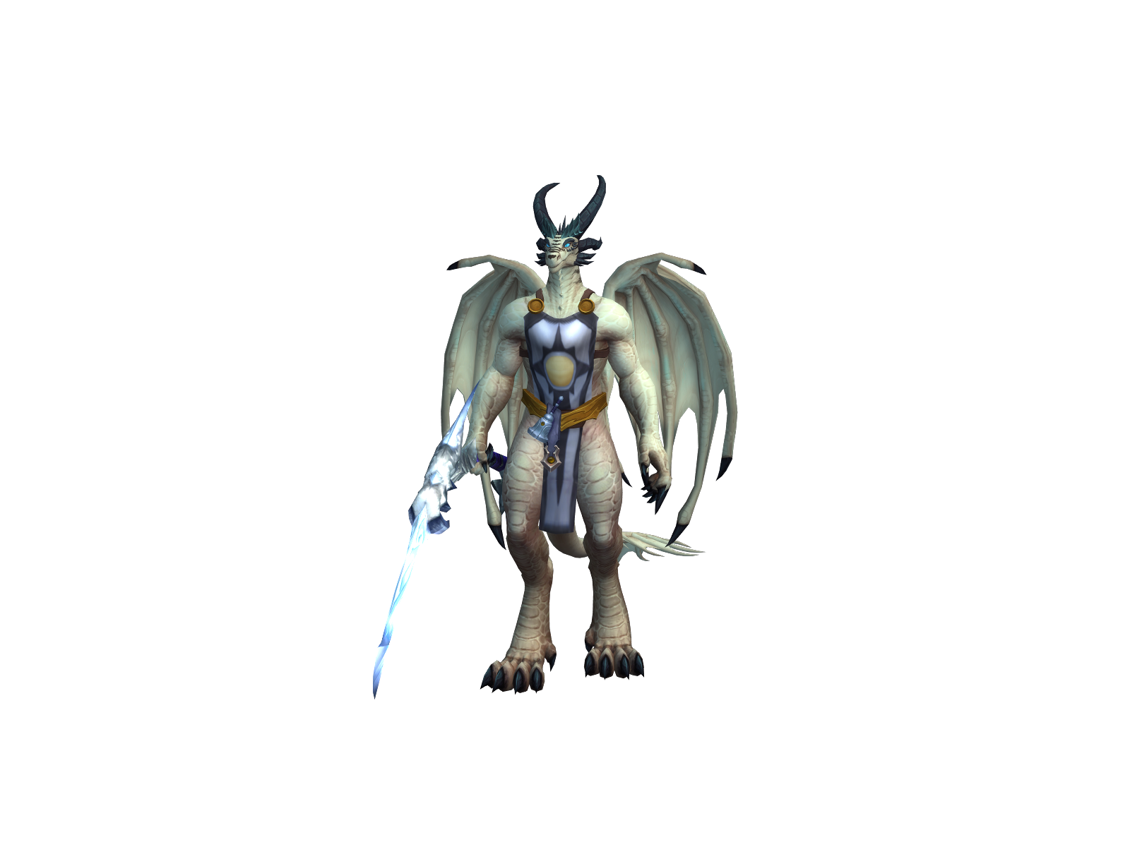 Whitie 3D character render