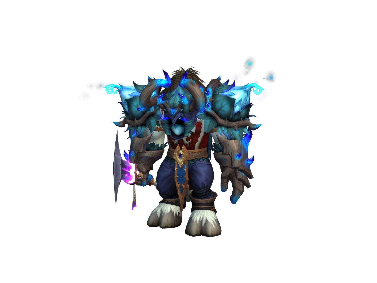 Angrycow 3D character render
