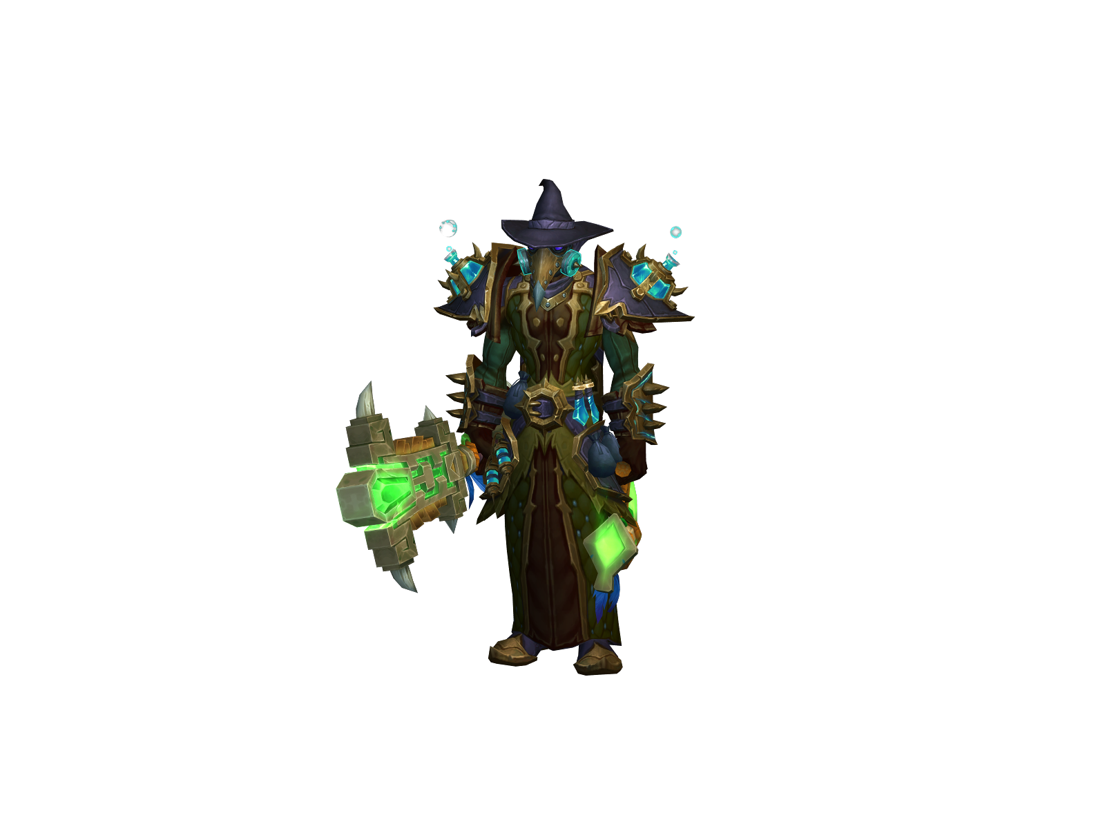 Senjuu 3D character render