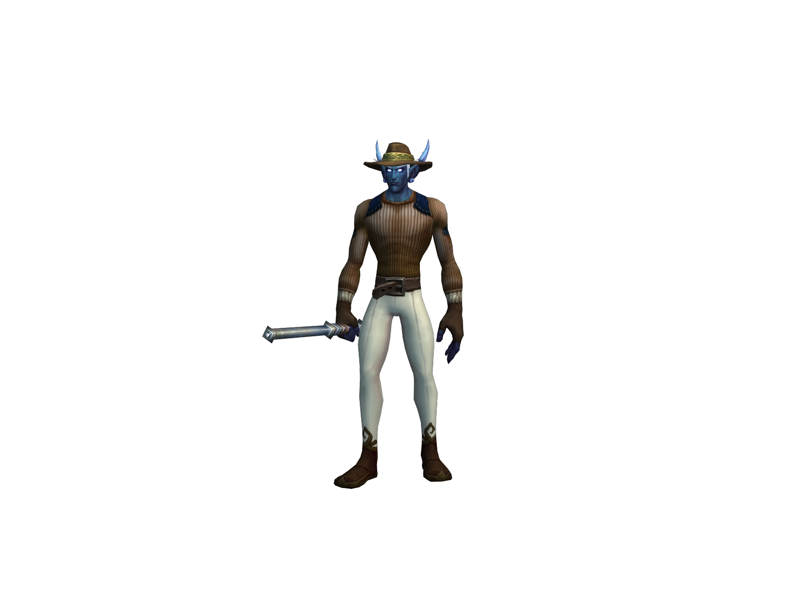 Crozzy 3D character render