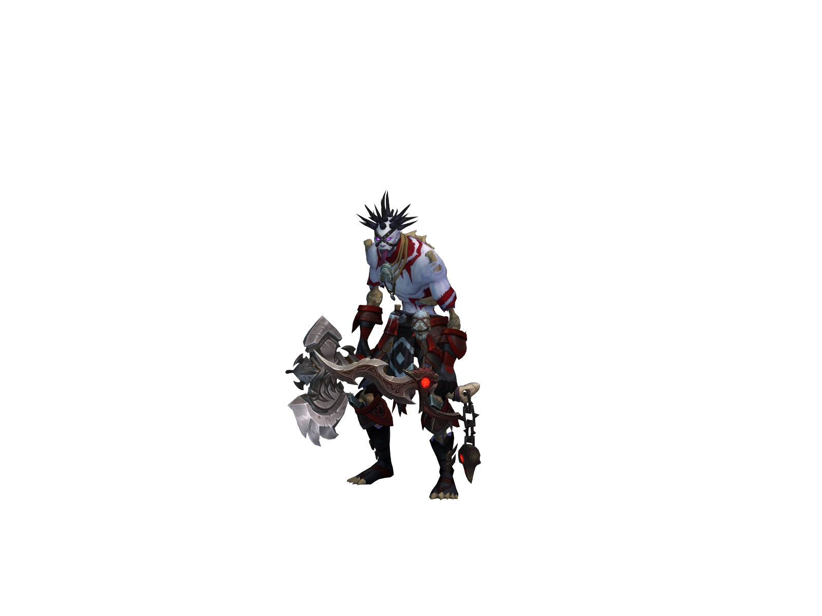 Przerzut 3D character render