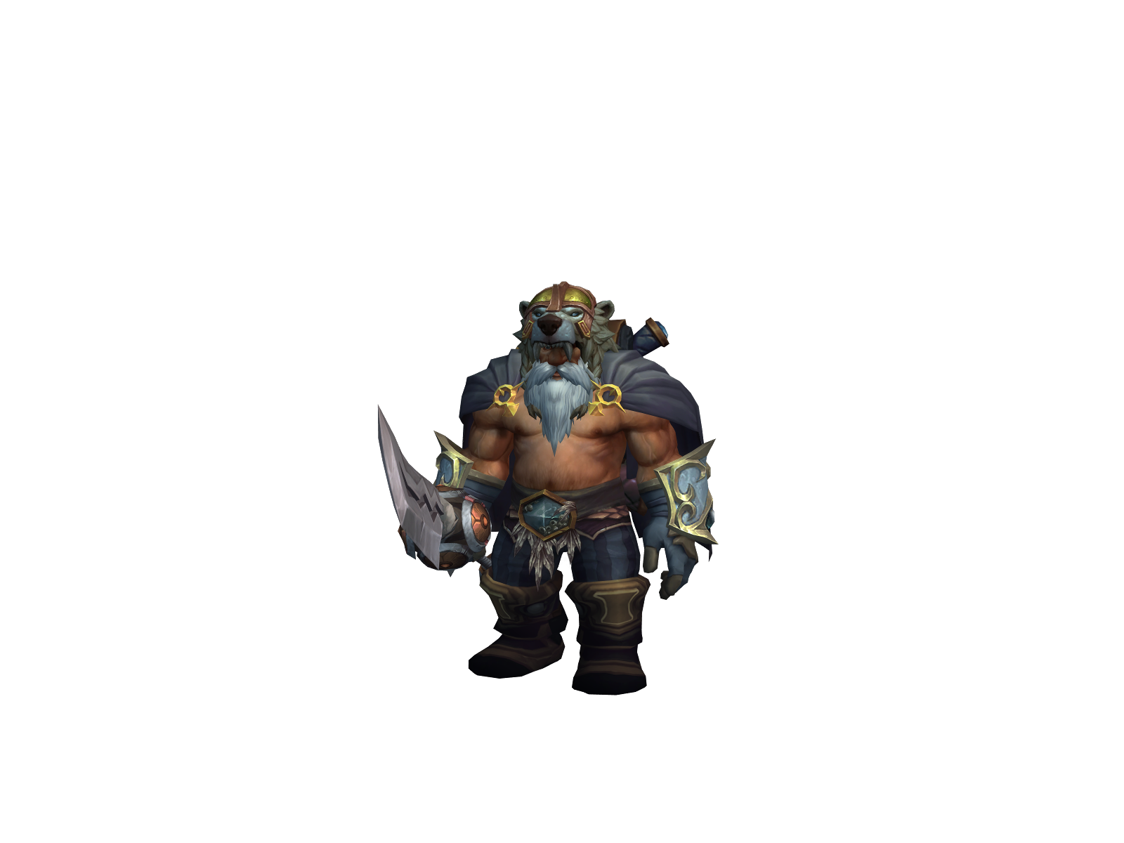 Grundgron 3D character render