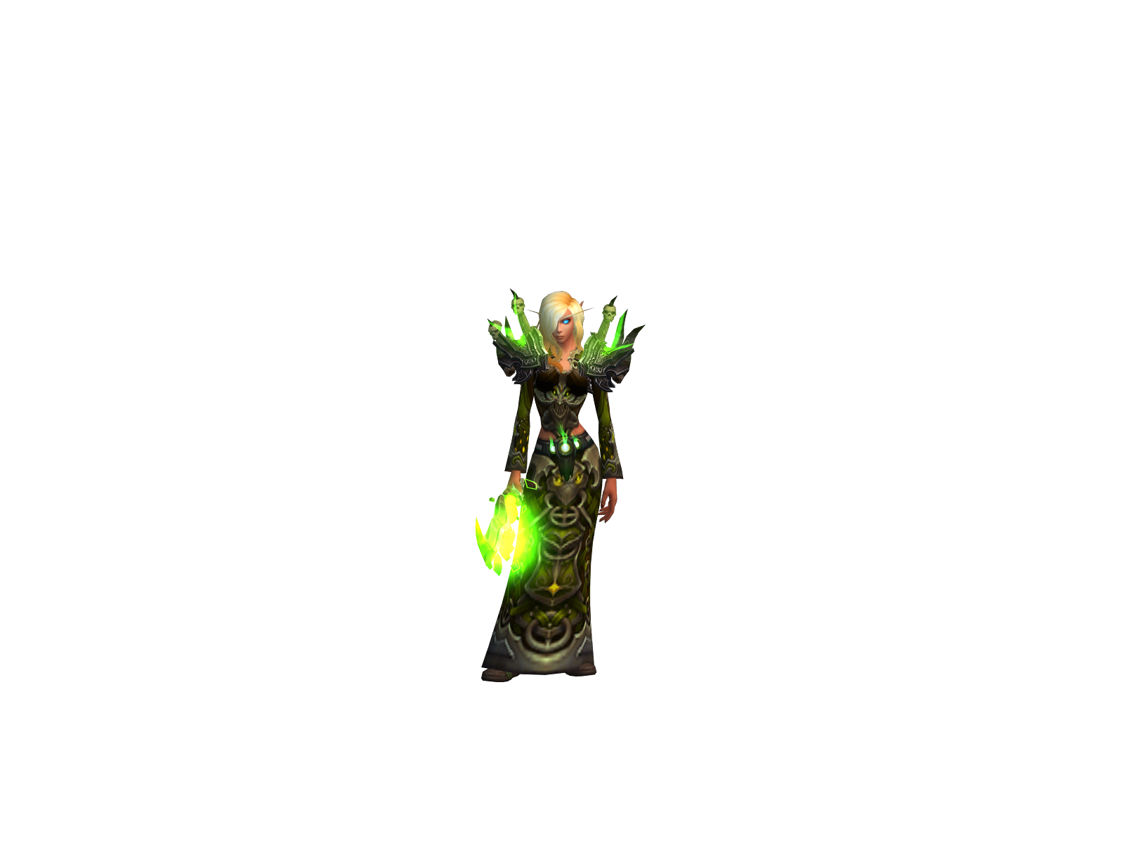 Rozzwarlock 3D character render