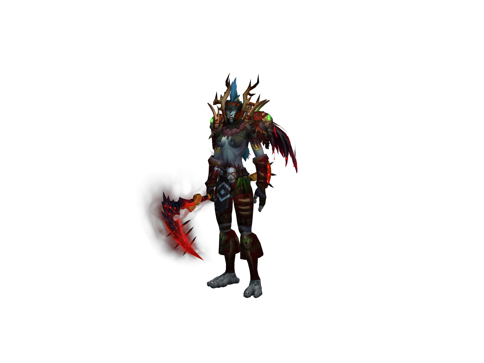 Hekateshe 3D character render