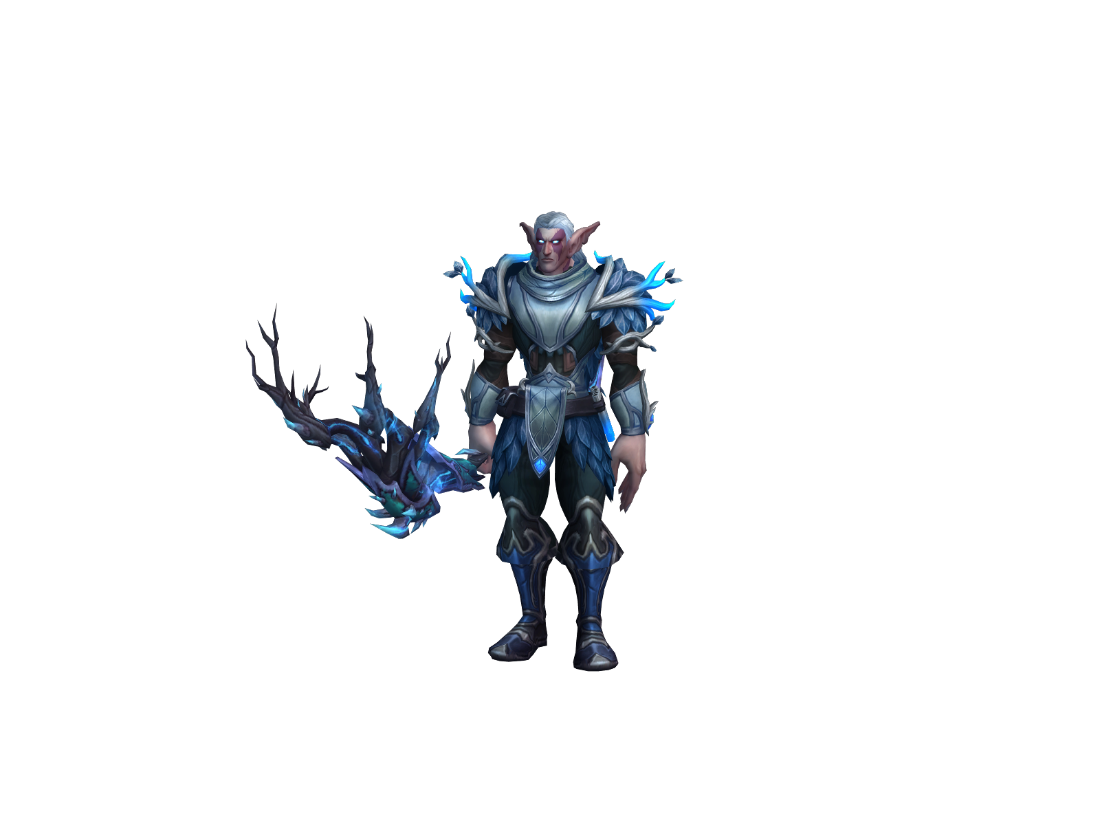 Blueymoon 3D character render