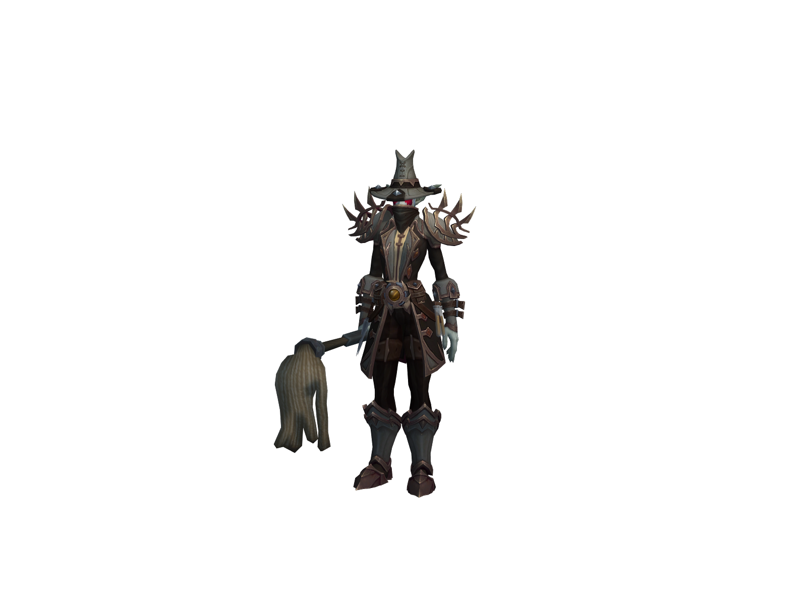Anúdora 3D character render