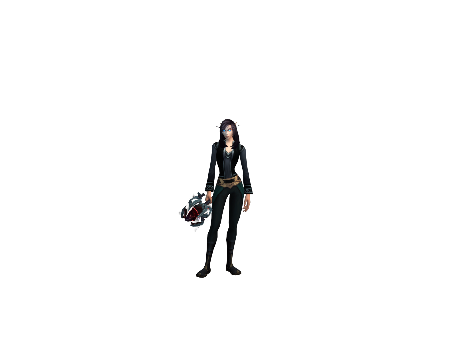 Yennefeer 3D character render