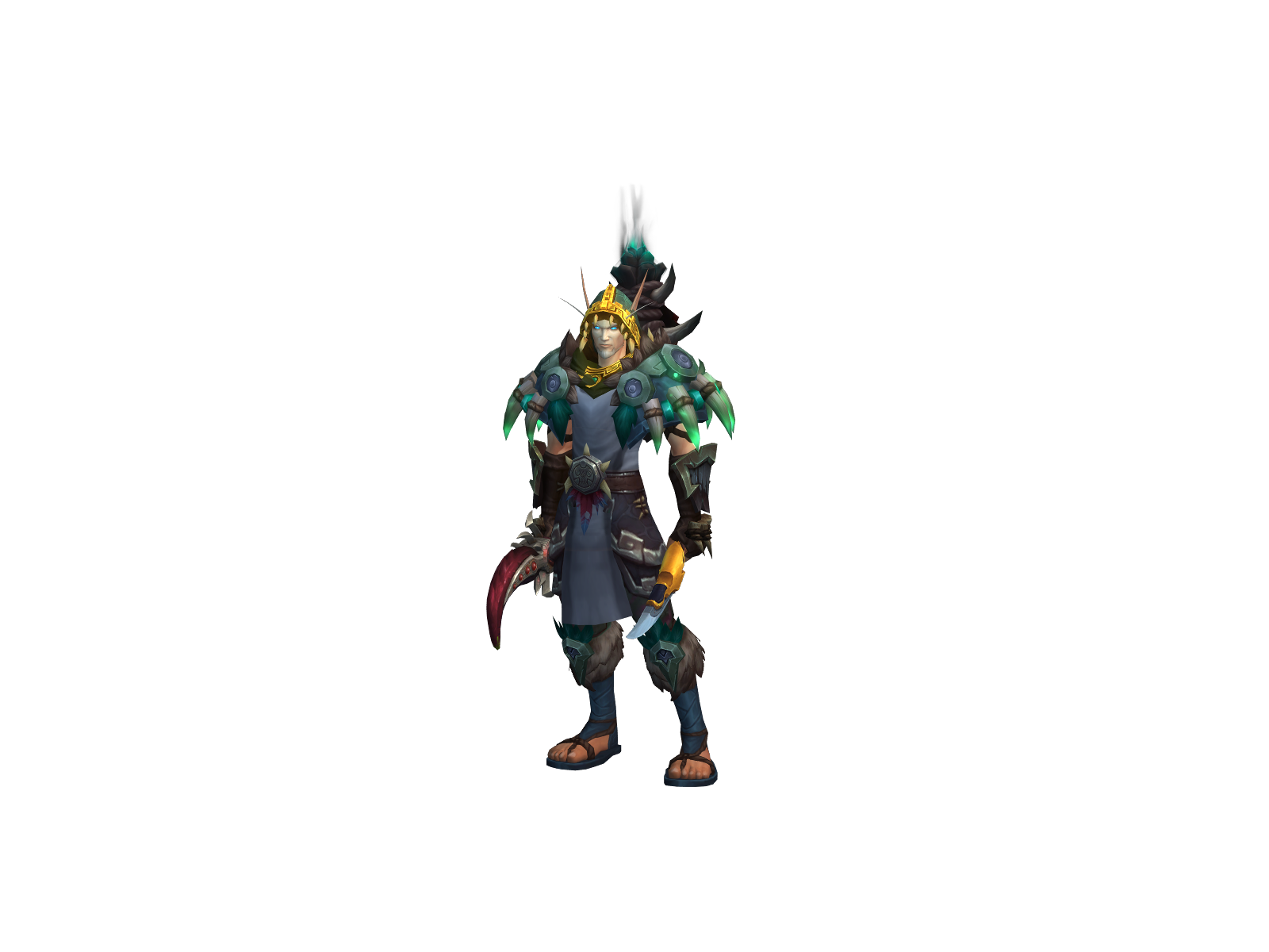 Horaï 3D character render