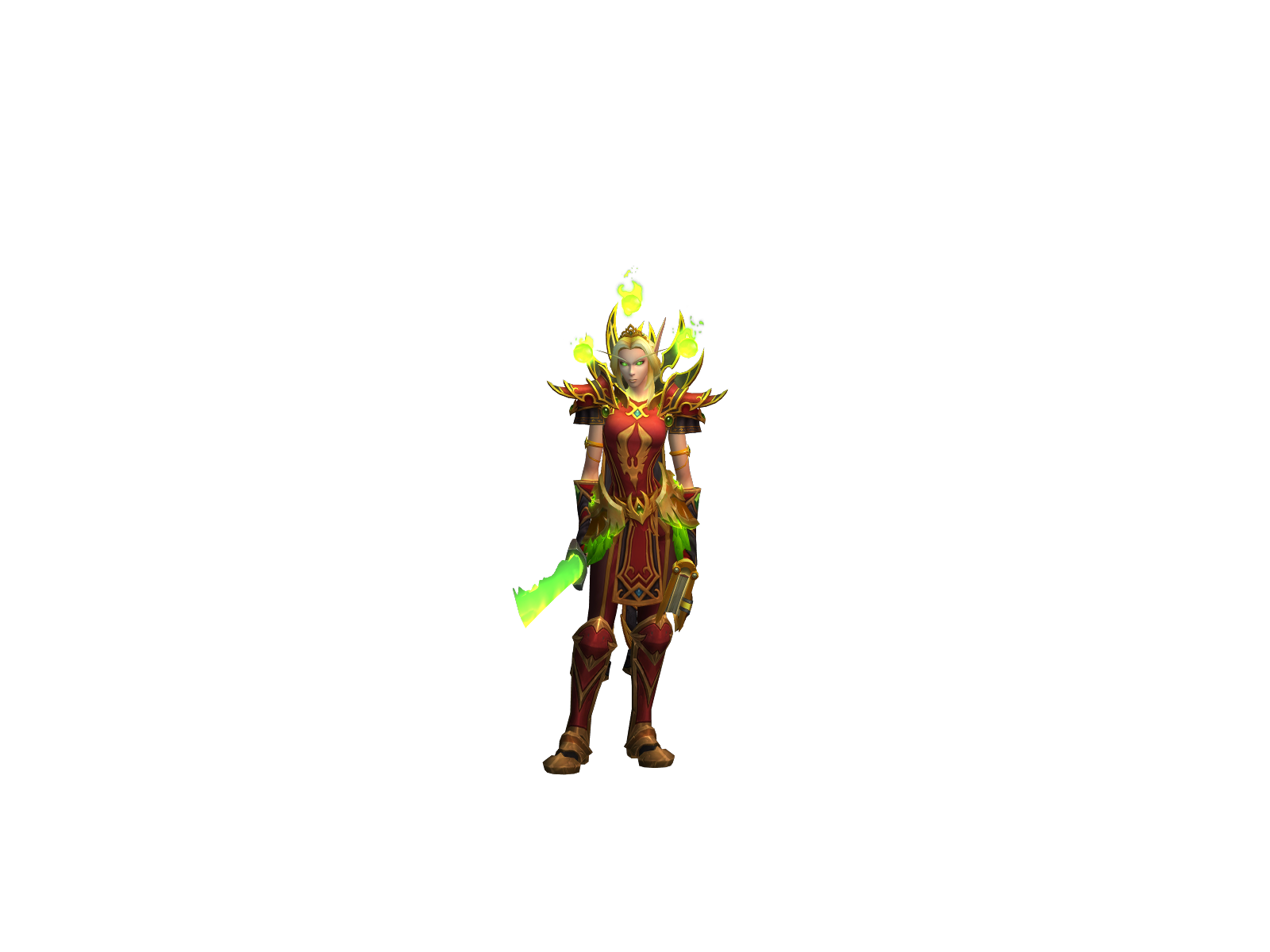Baladynka 3D character render