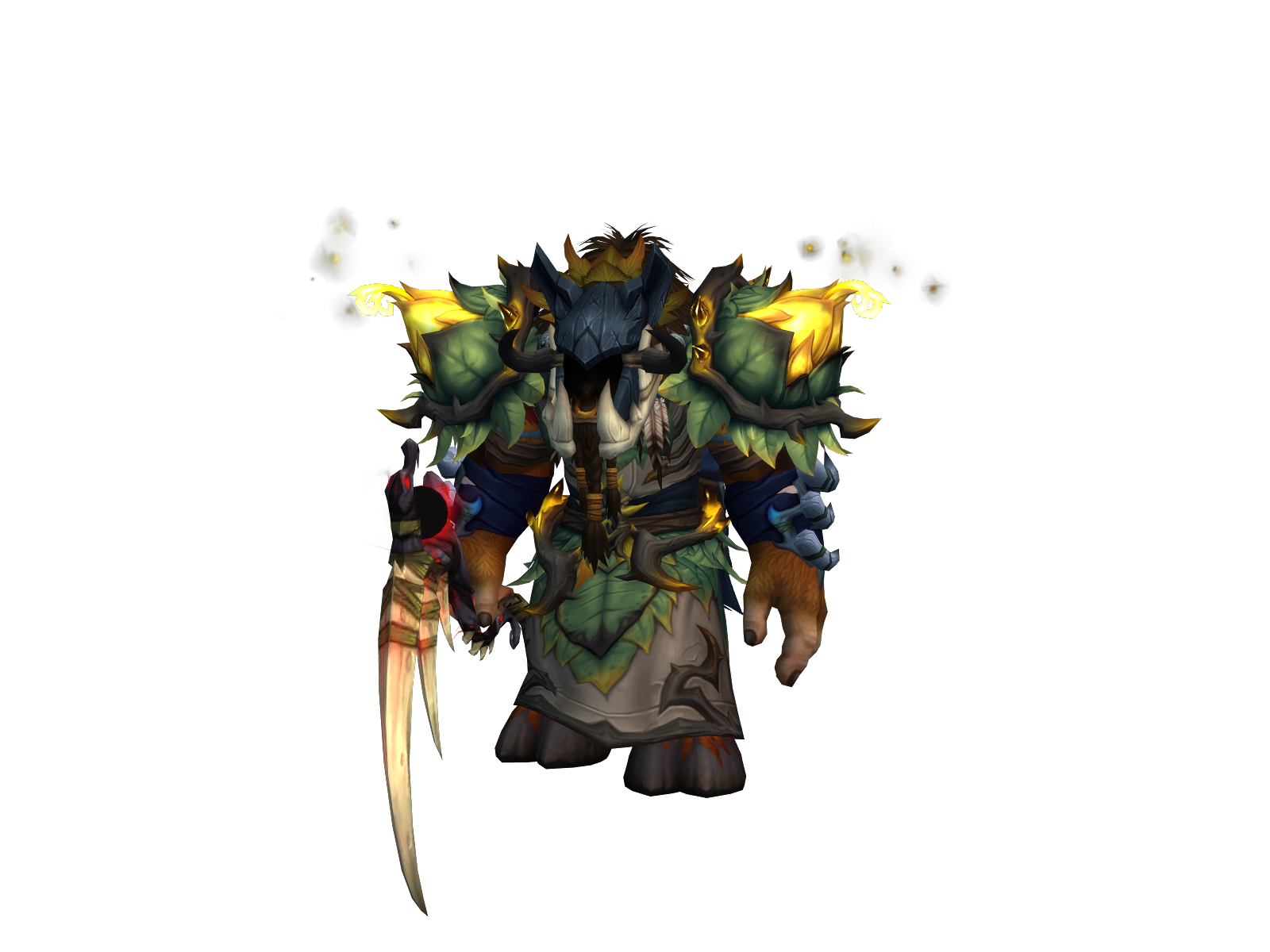 Grizzlymain 3D character render