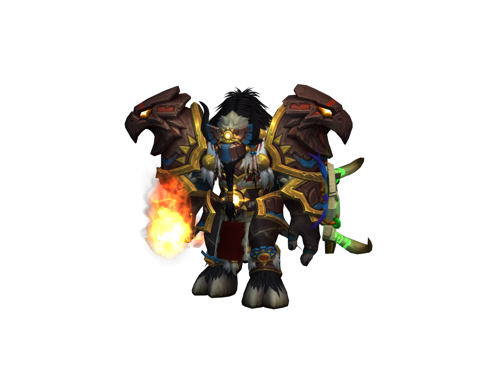 Czornybyczur 3D character render