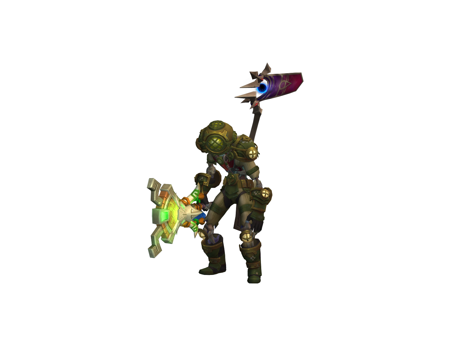 Dëks 3D character render
