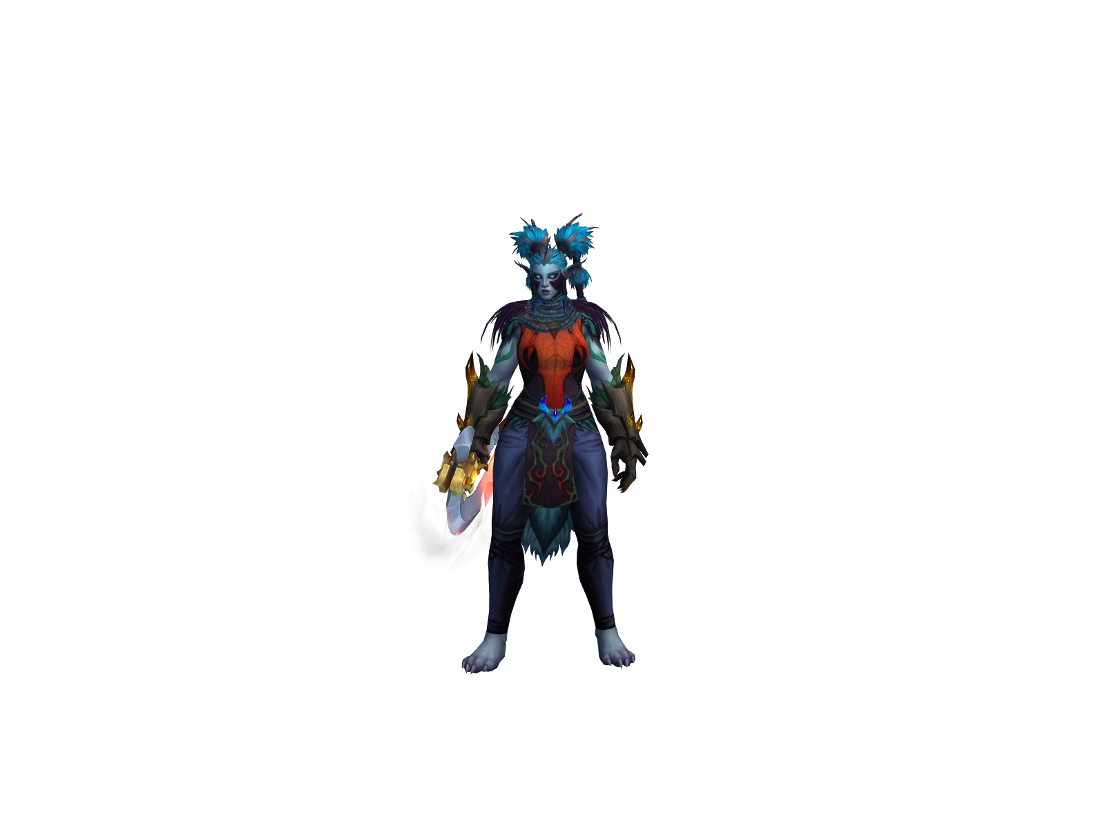 Drahte 3D character render