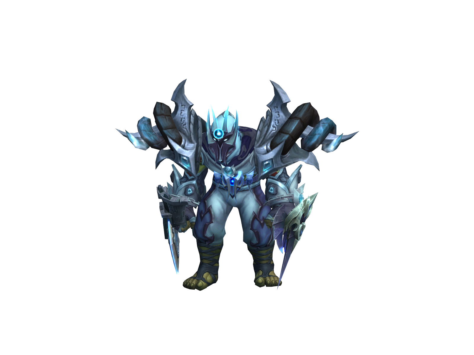Burtan 3D character render