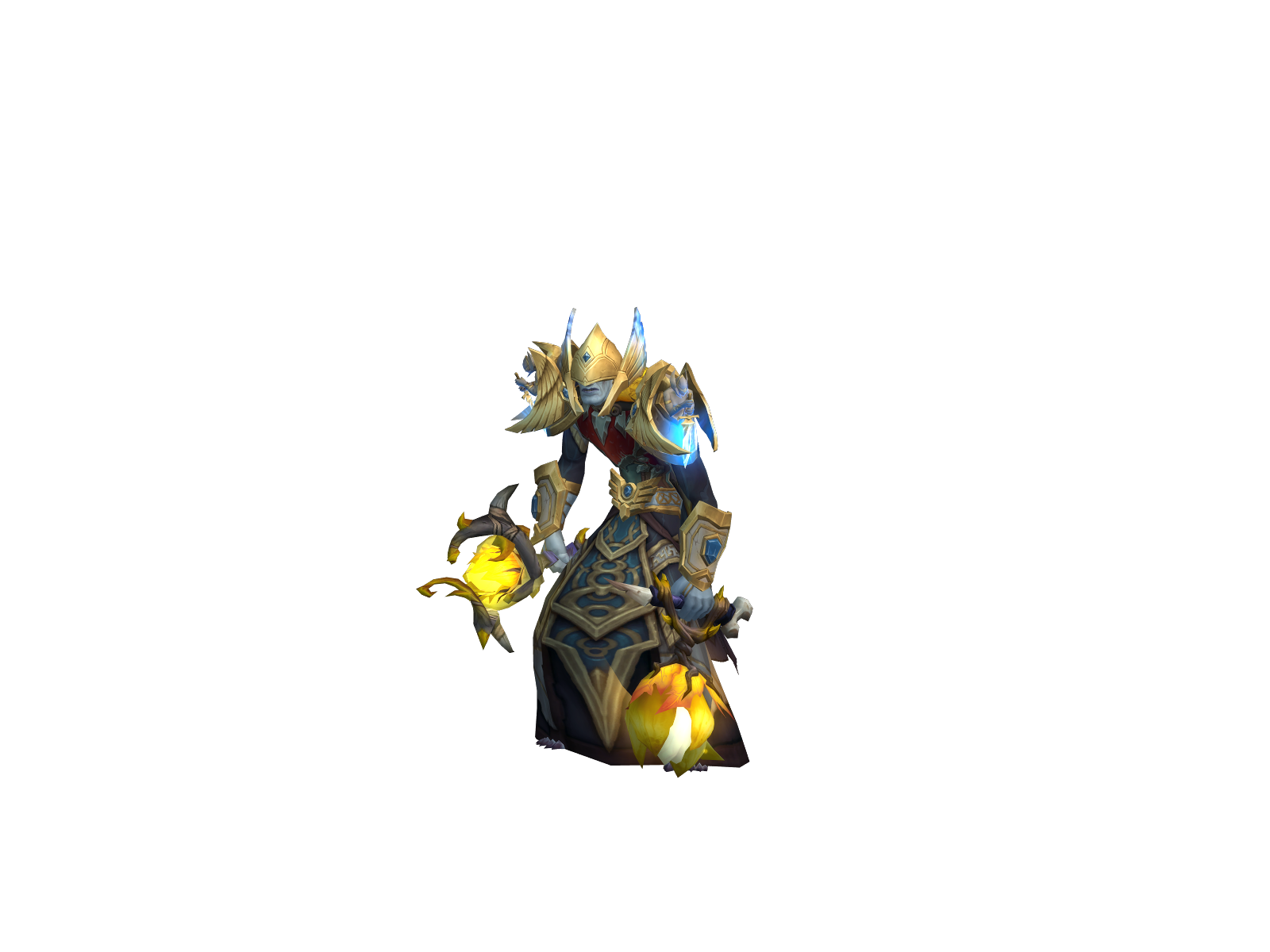 Dwallf 3D character render