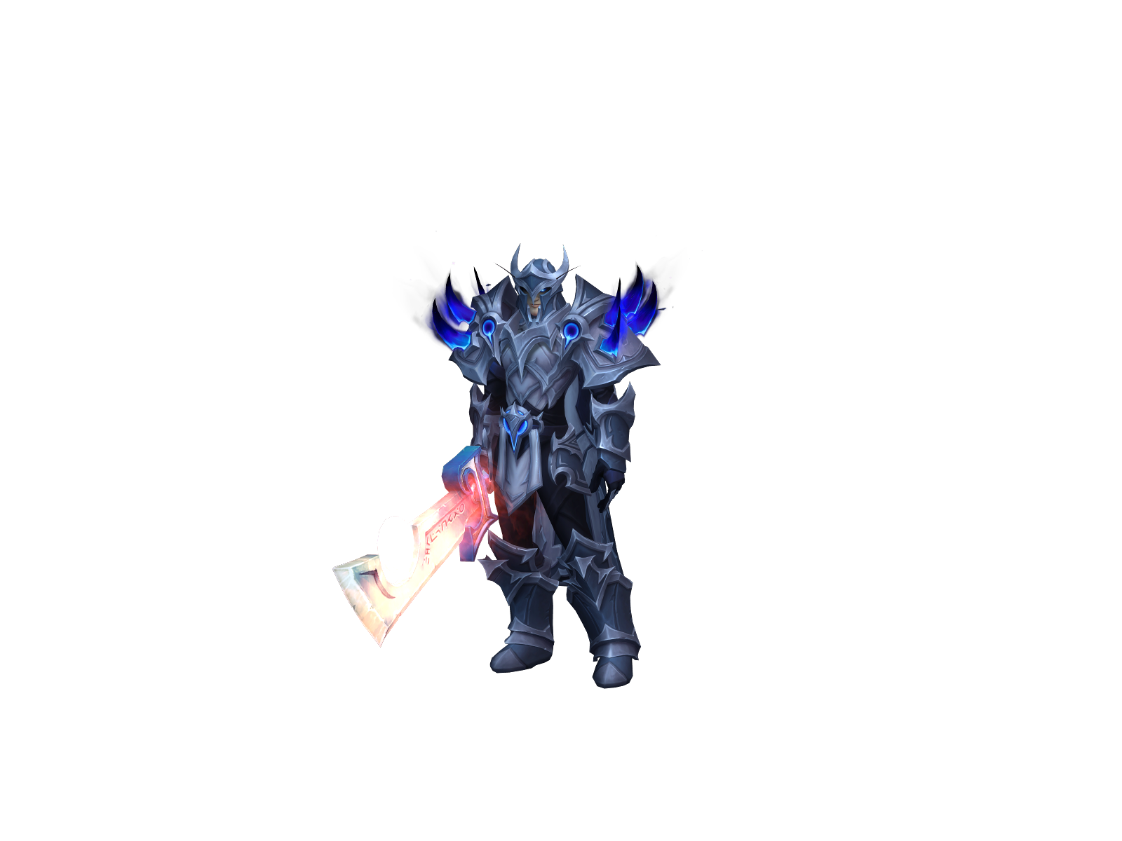 jasnoszary 3D character render