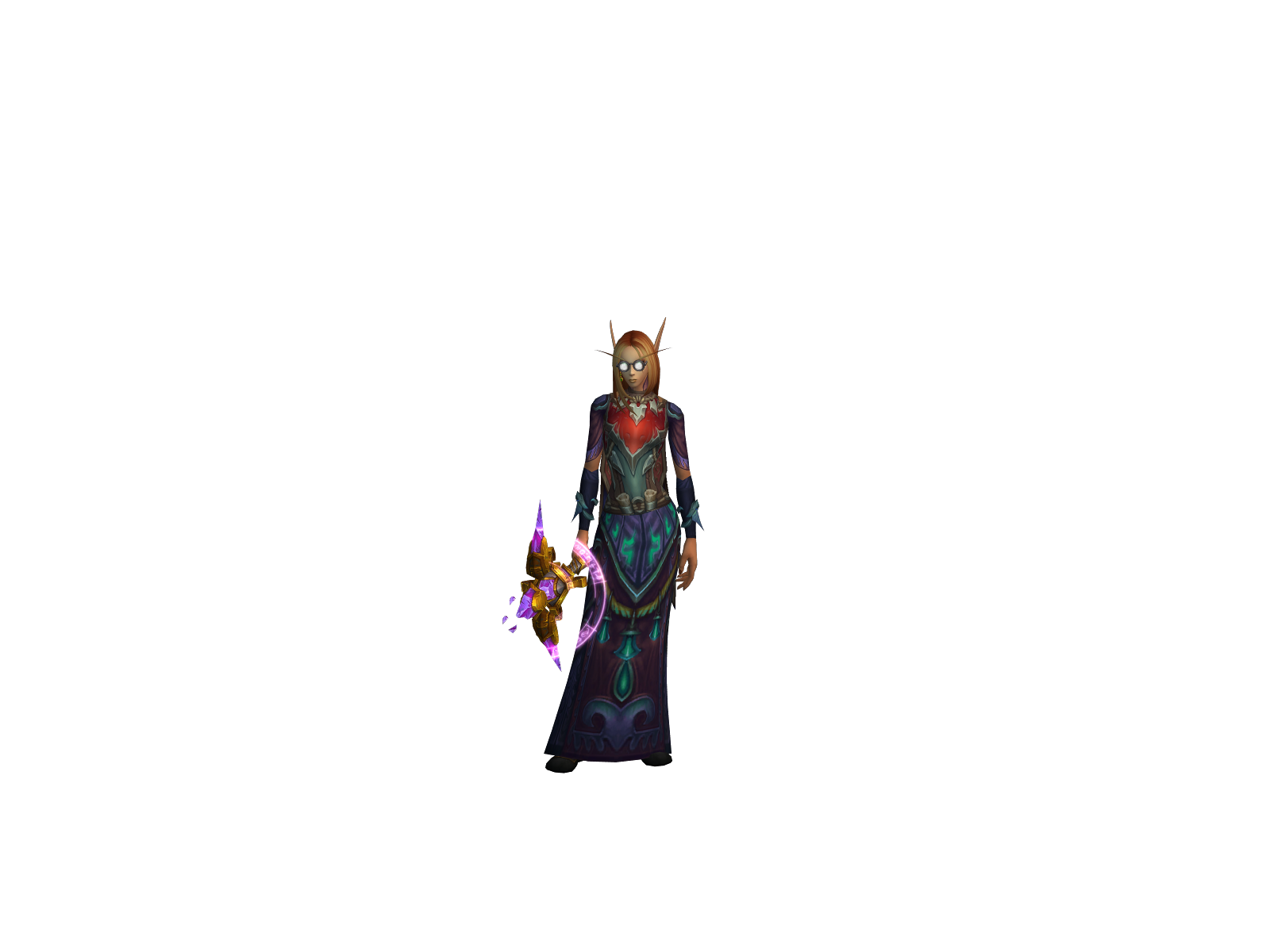 Celainía 3D character render
