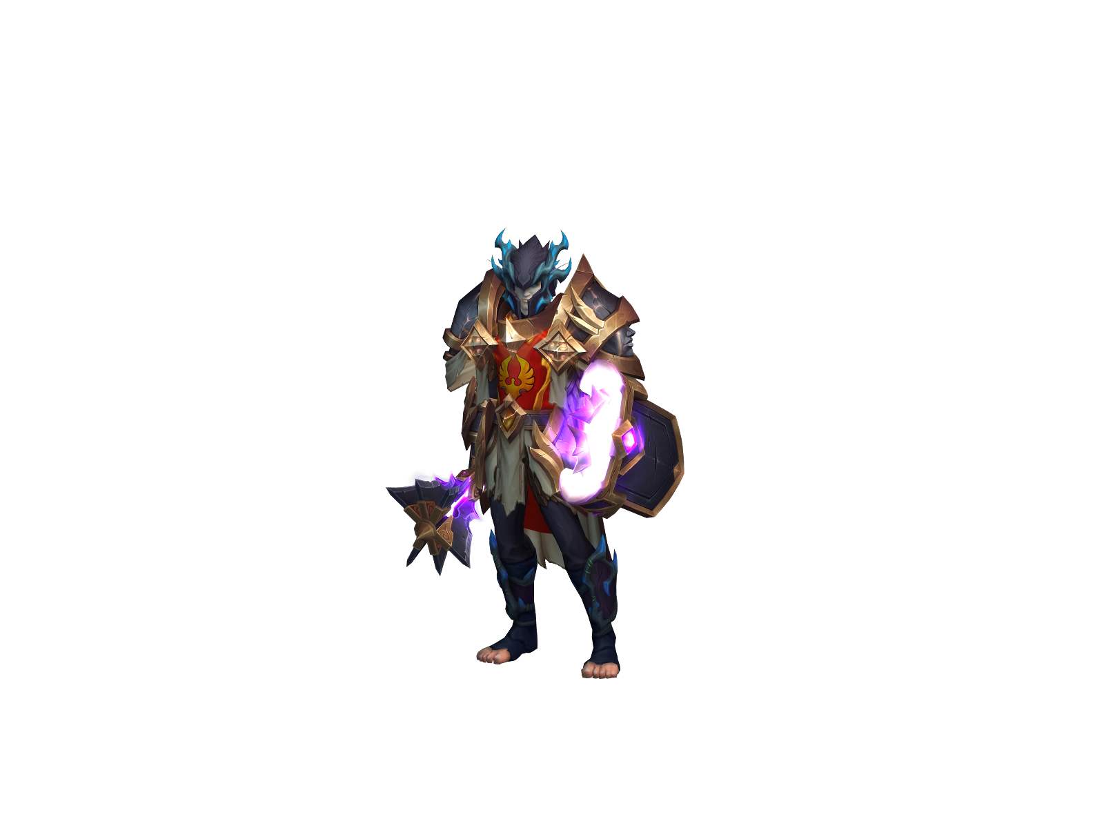 Kalmatias 3D character render