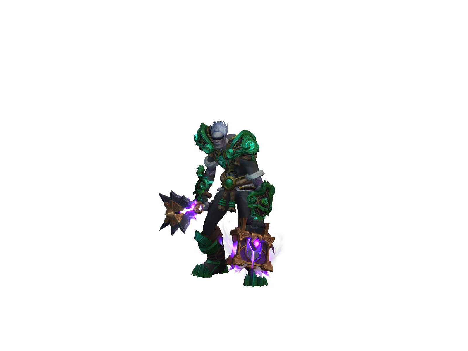 Legsweep 3D character render