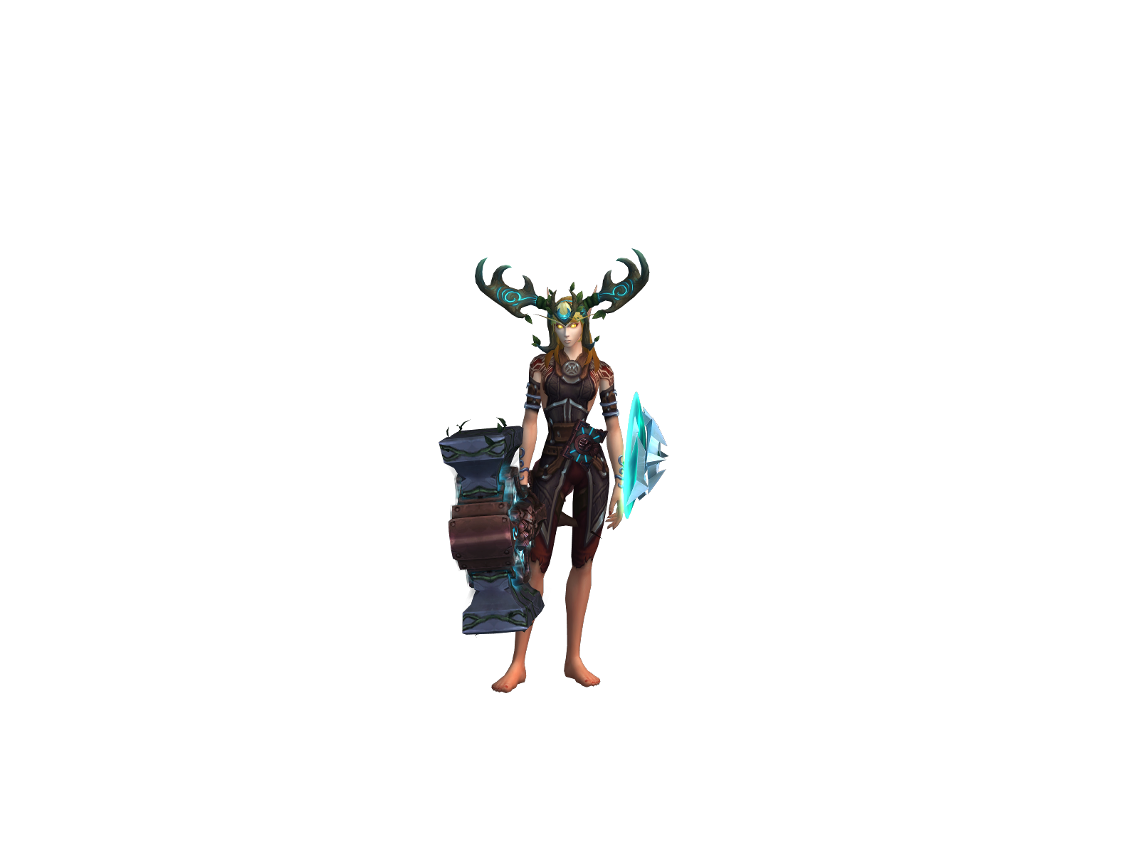 Tanatox 3D character render