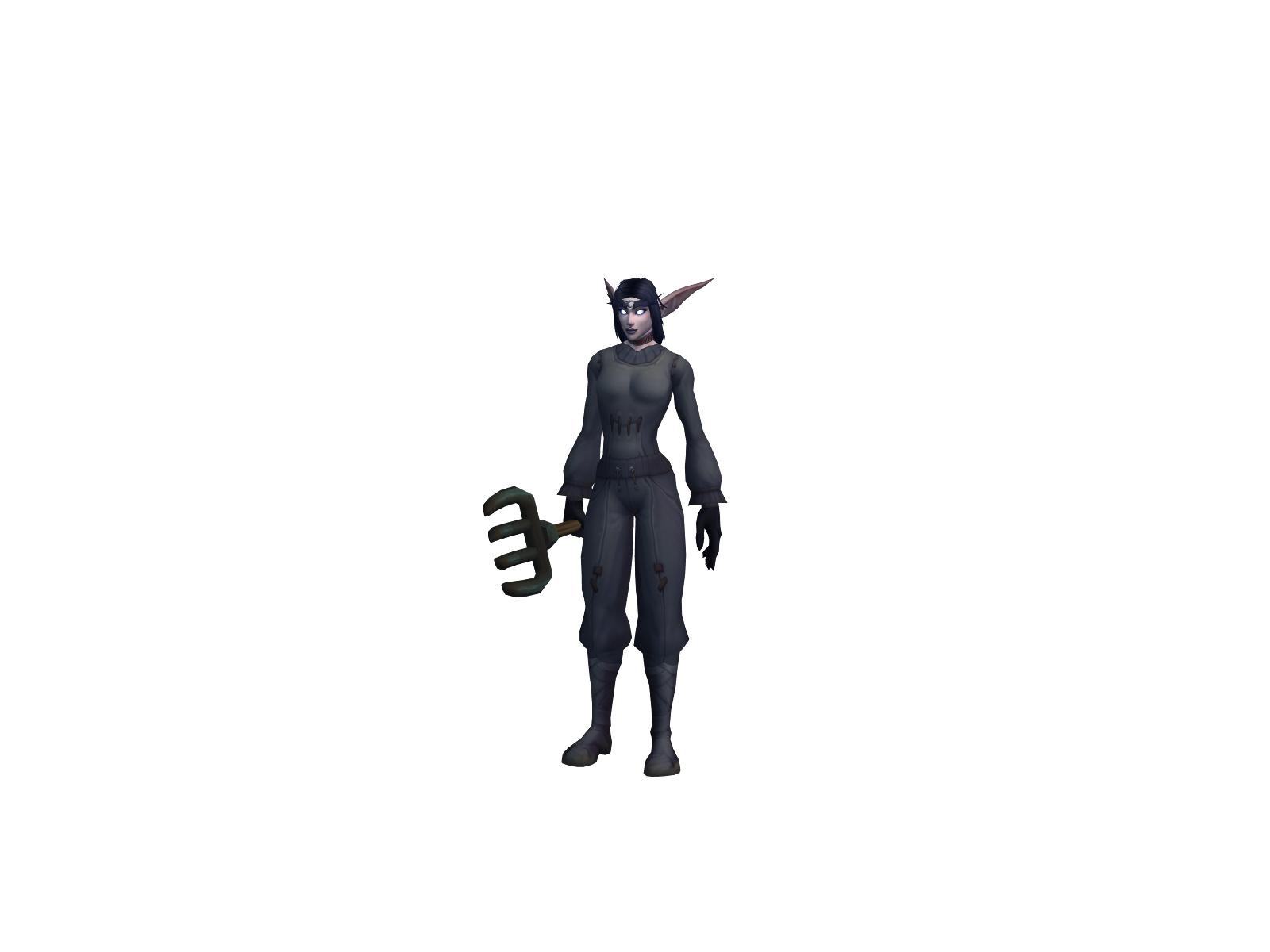 Focuslock 3D character render