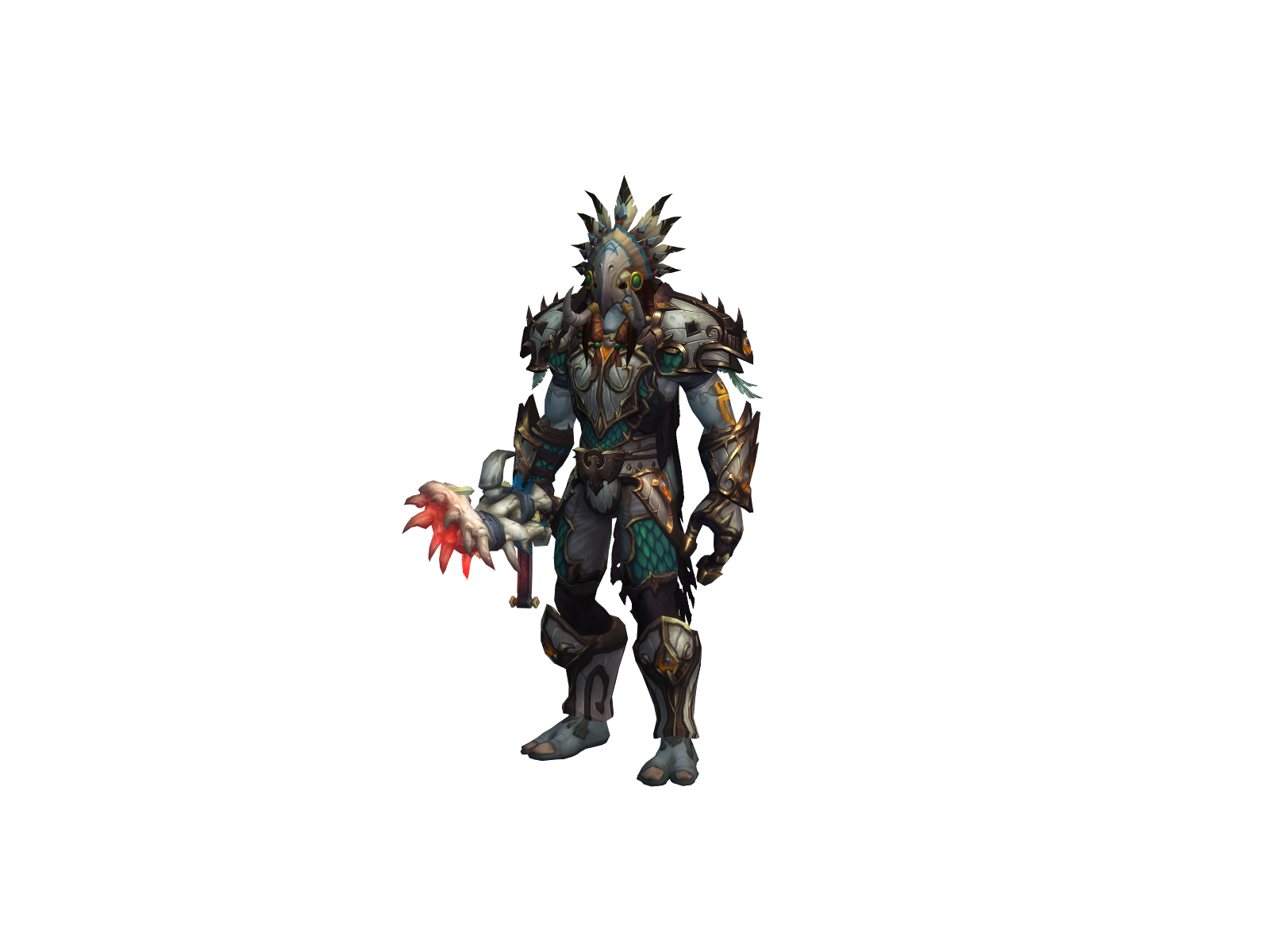 Drakân 3D character render