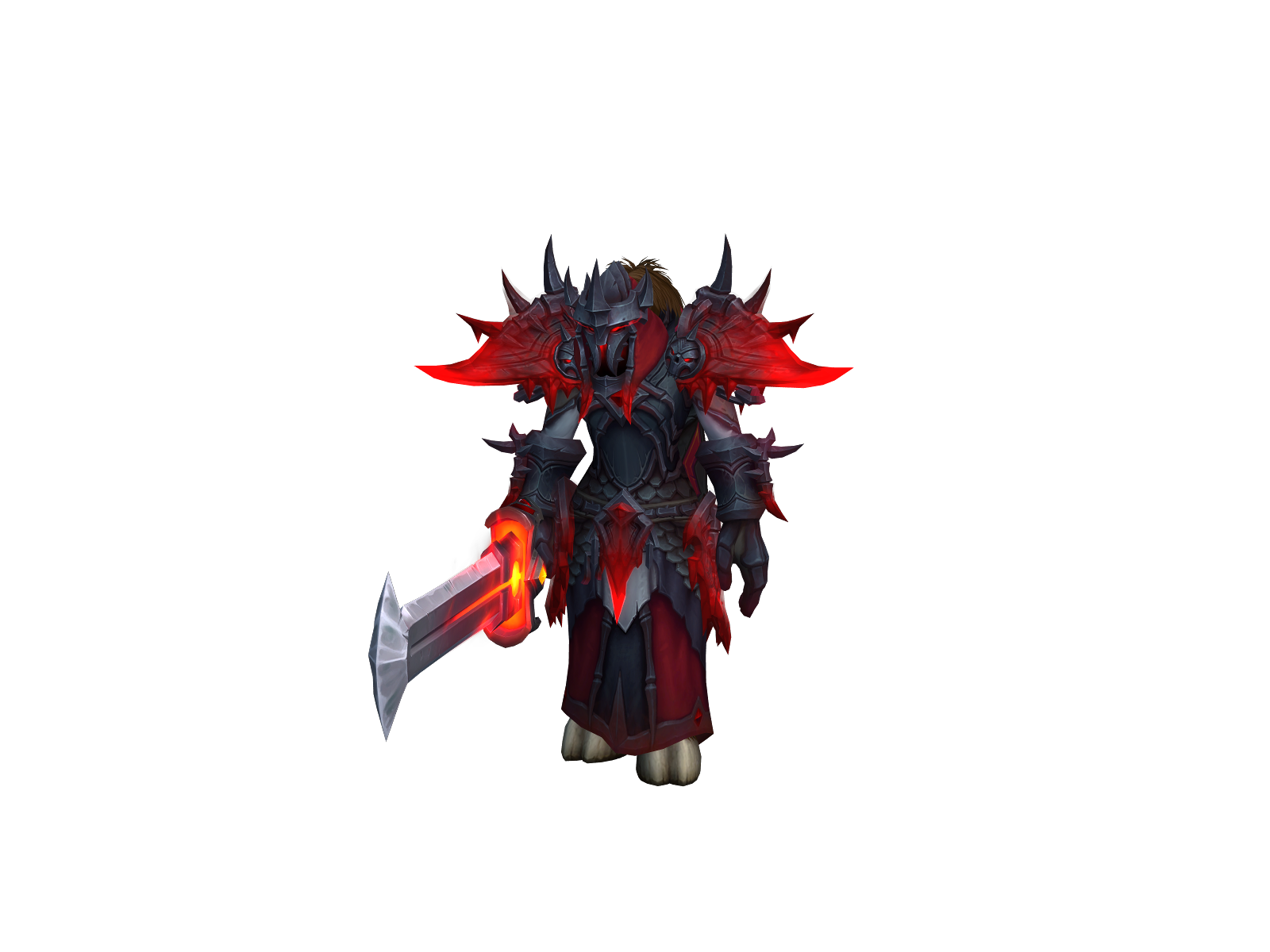 Unholyburger 3D character render