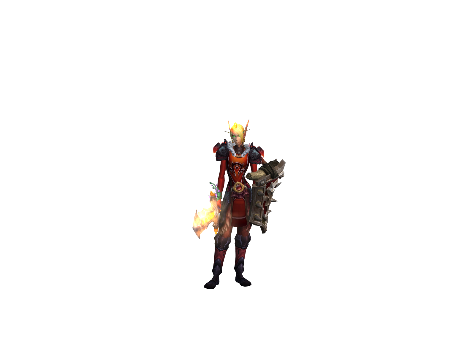 raylla 3D character render