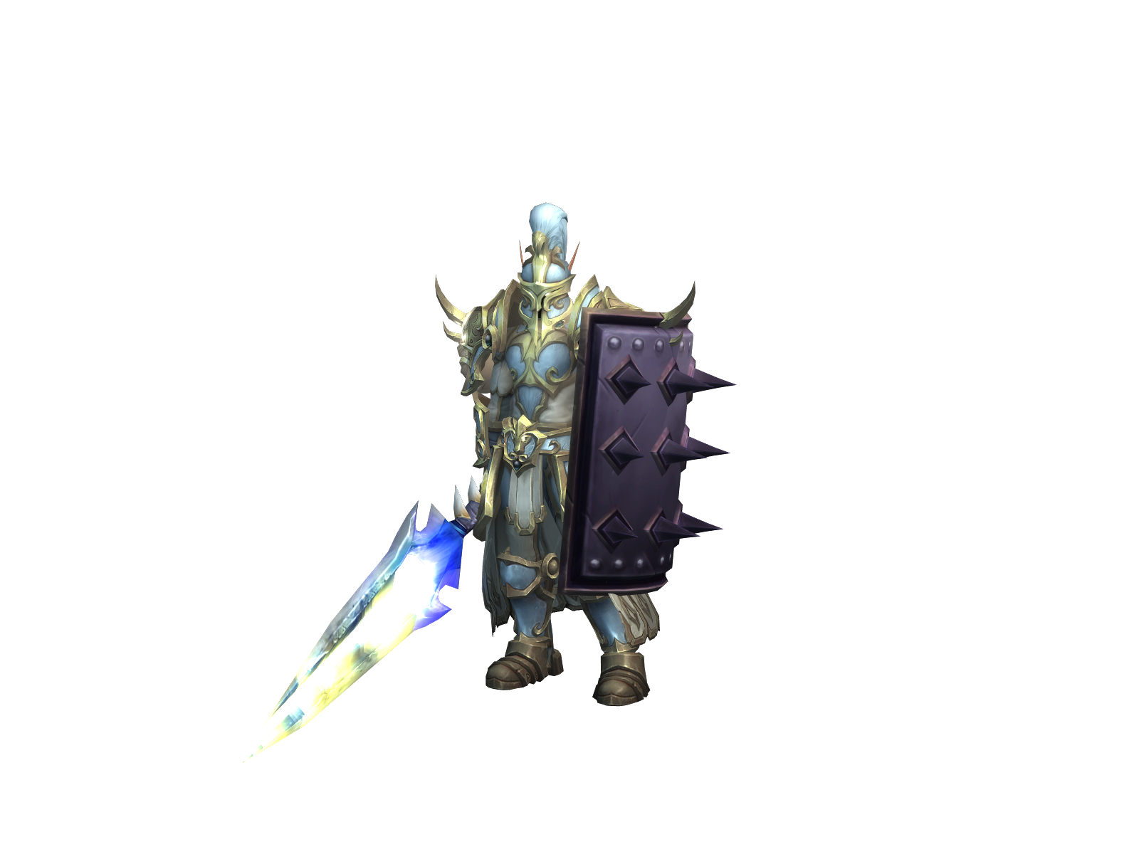 Byakko 3D character render