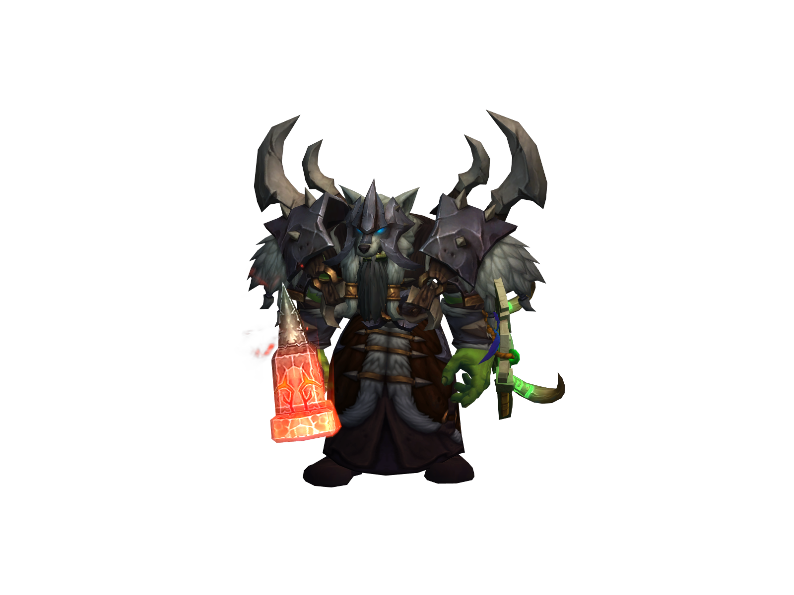 Ogrzychuj 3D character render