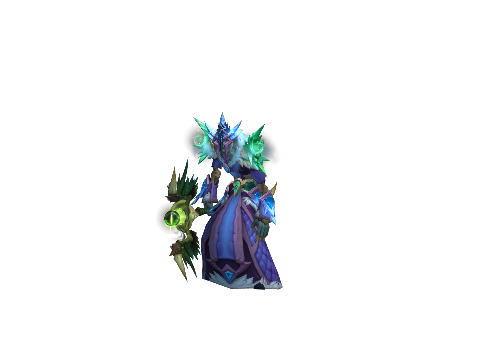 Saphenous 3D character render