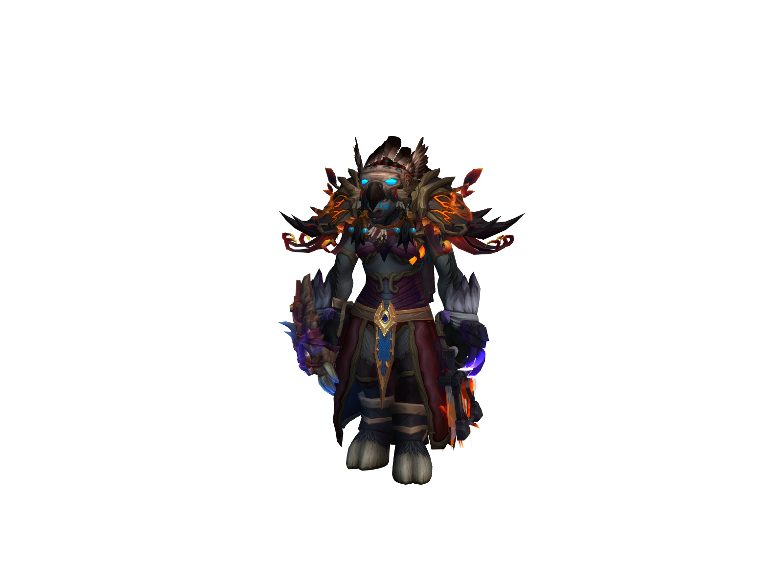 Bialajagódka 3D character render