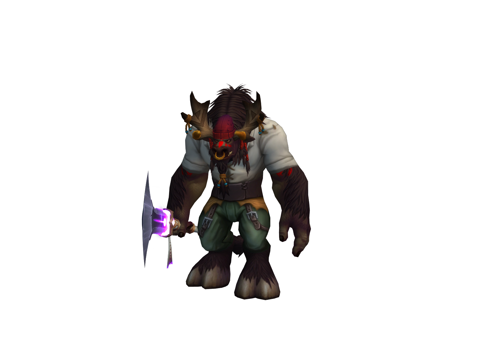 Souza 3D character render