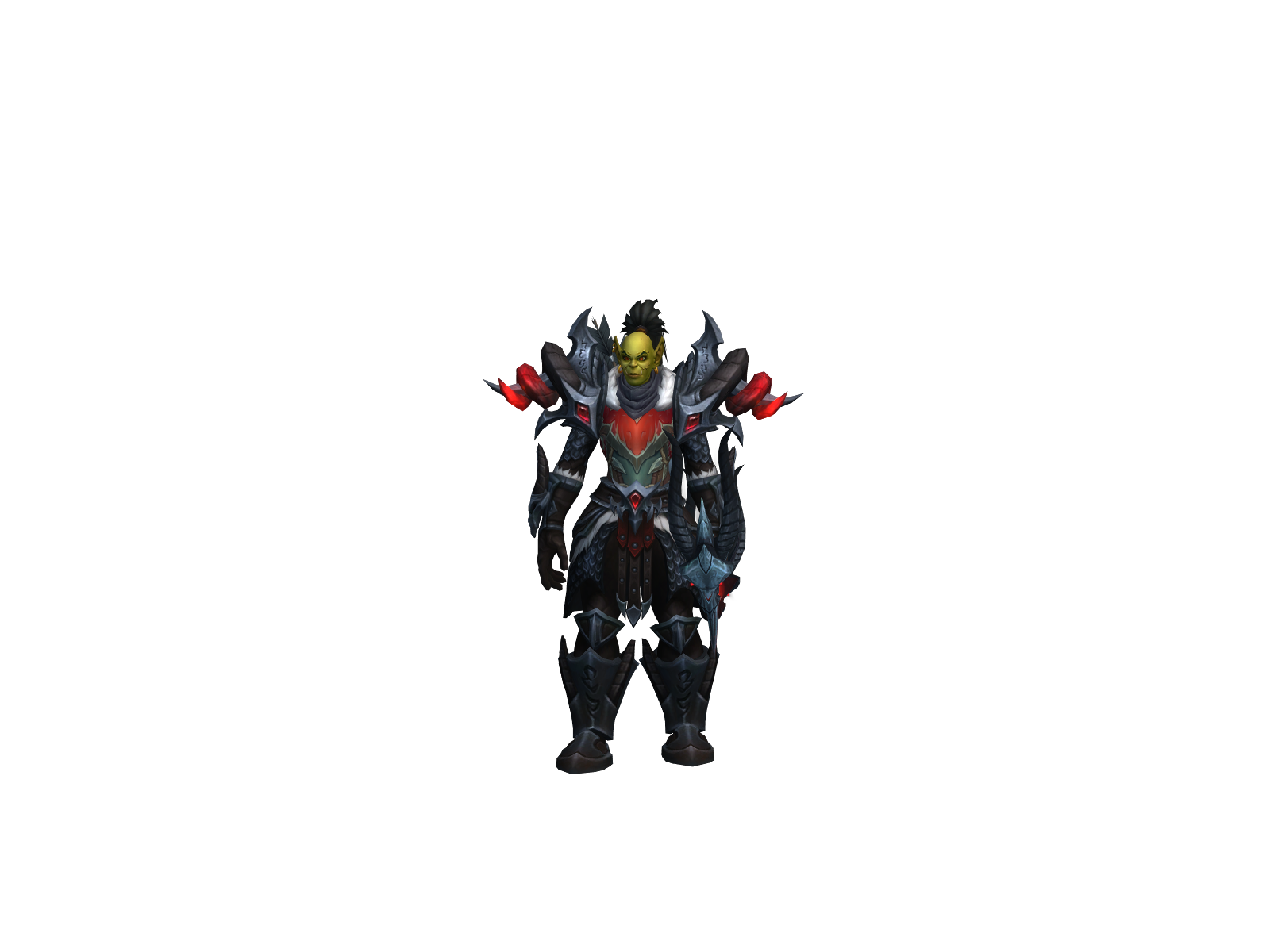 Mushed 3D character render