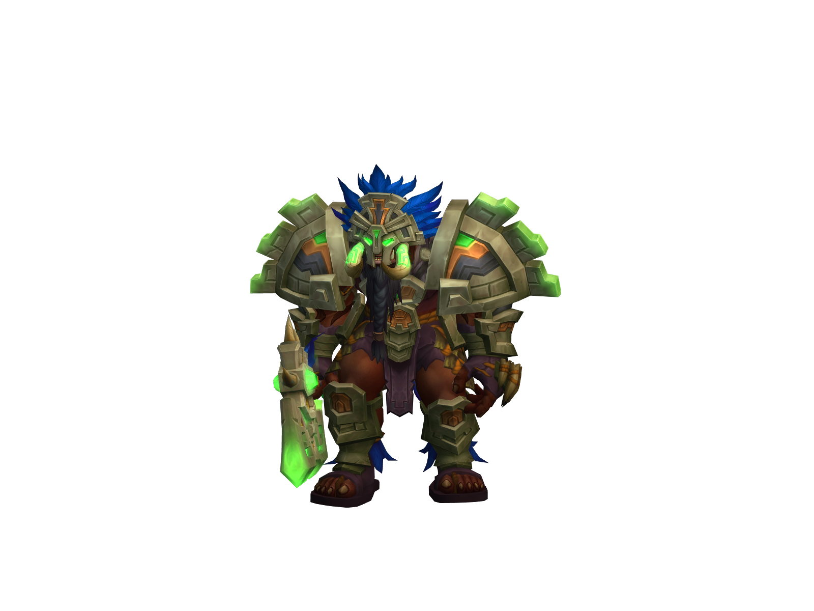 Brox 3D character render