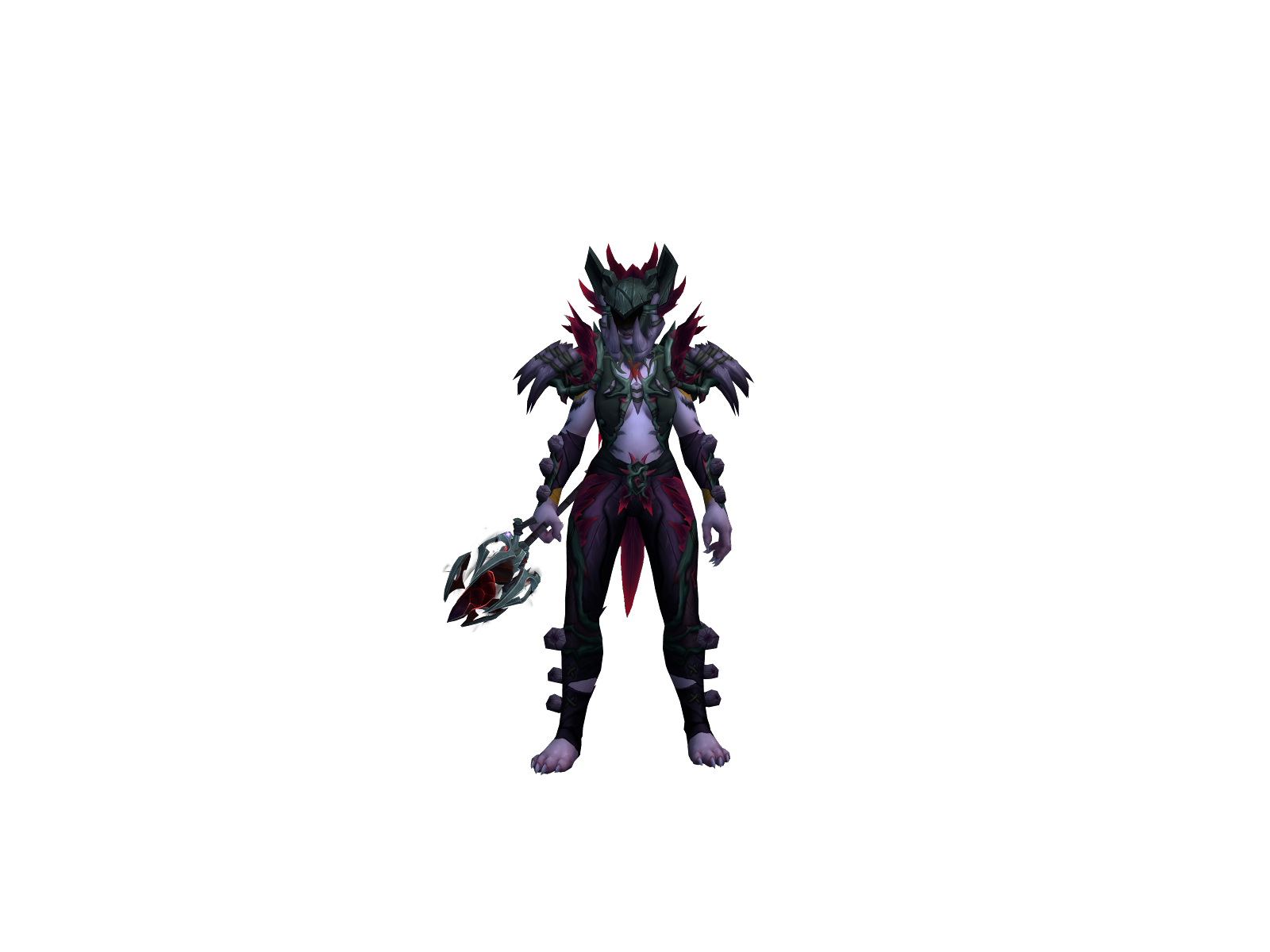 Fentfold 3D character render