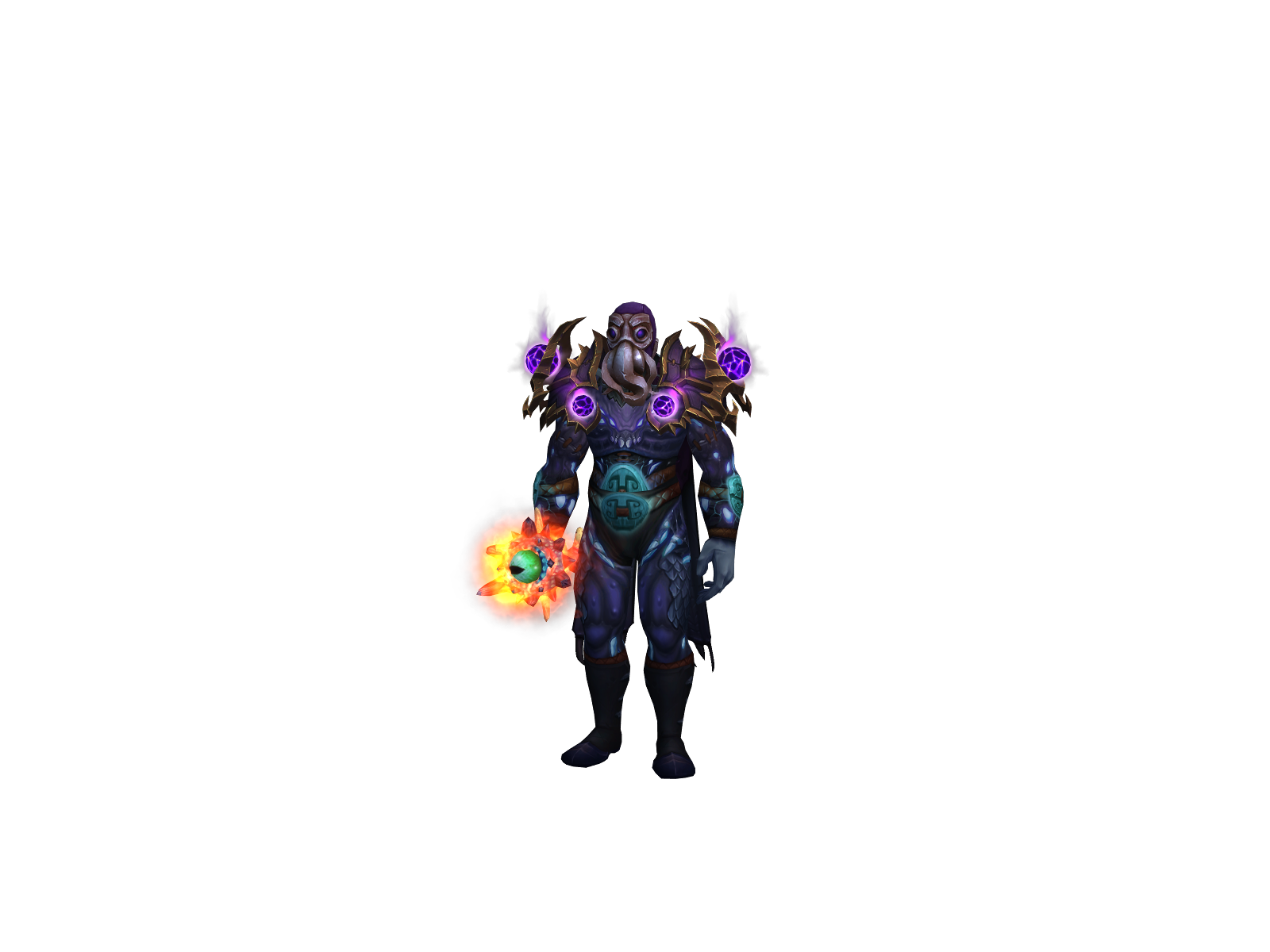 Kwagga 3D character render