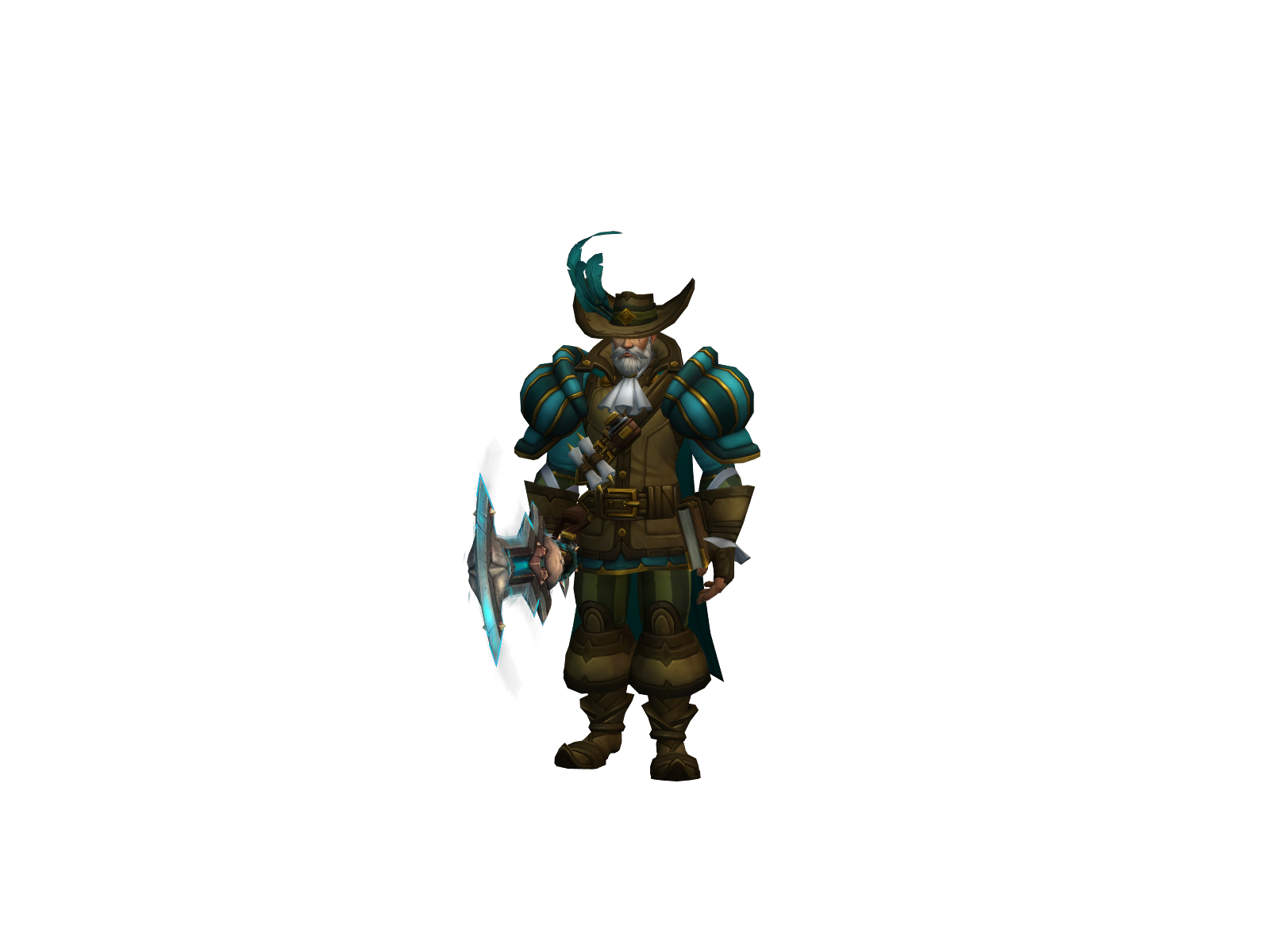 Frold 3D character render