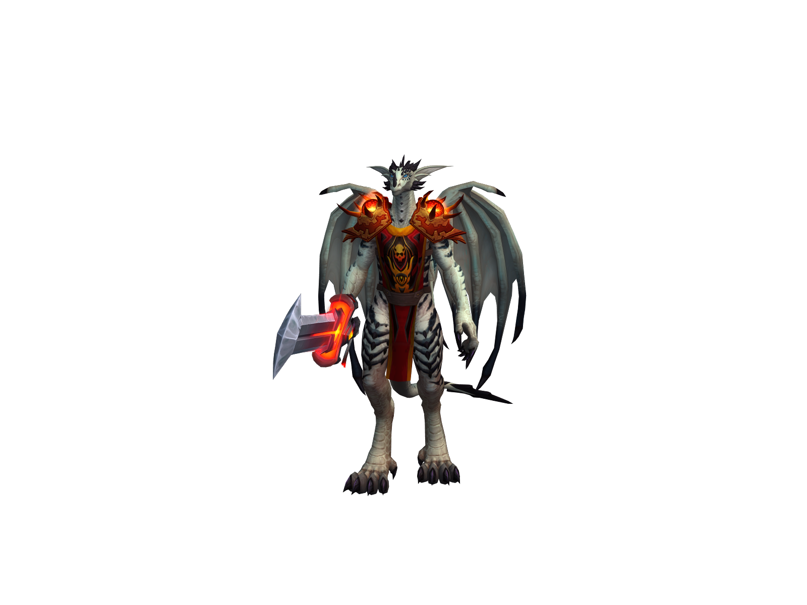 Awrstrasza 3D character render