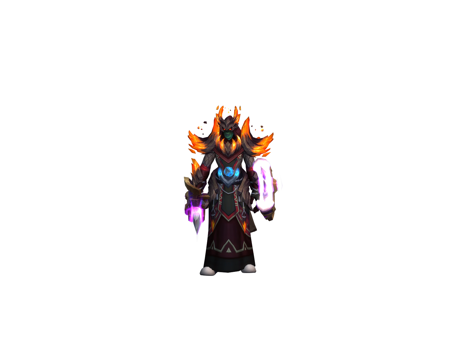 Malga 3D character render
