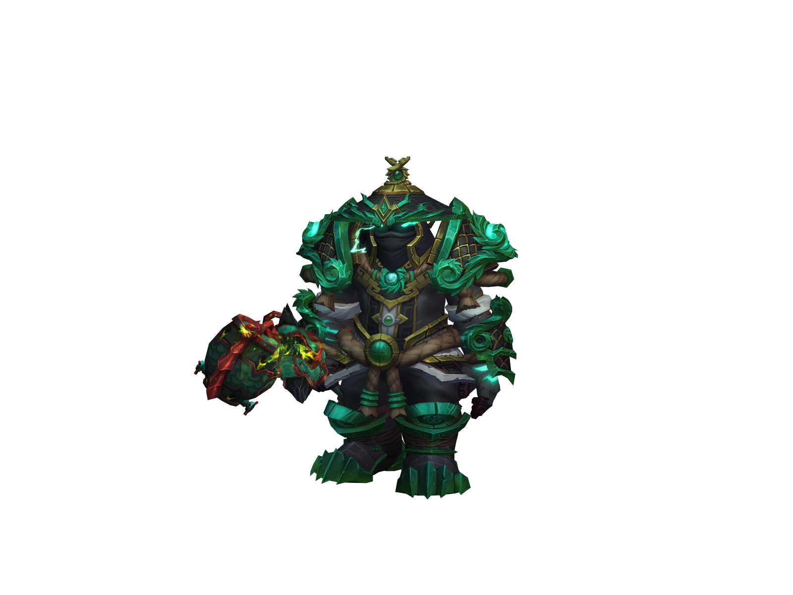 Anthracyte 3D character render