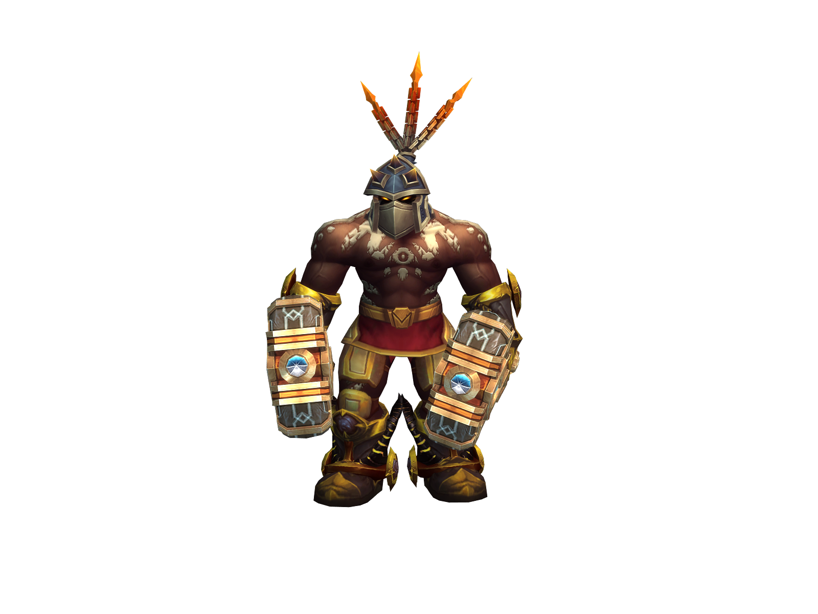 Psychøwar 3D character render