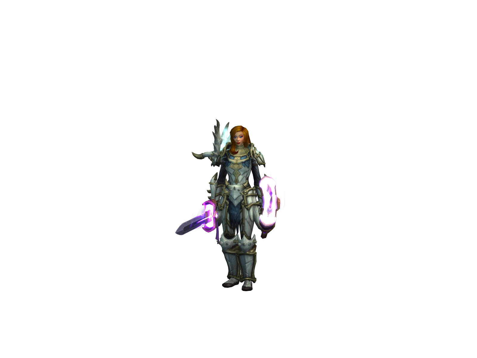 Fleàu 3D character render
