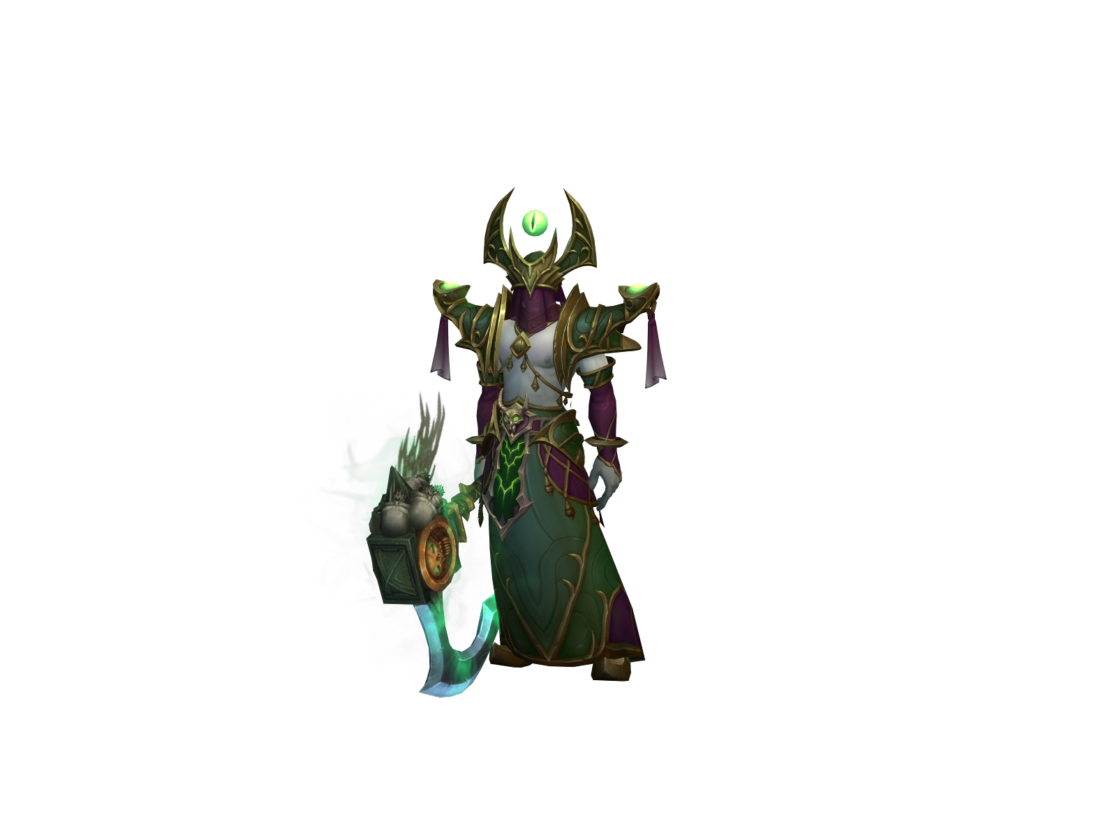 Amamon 3D character render