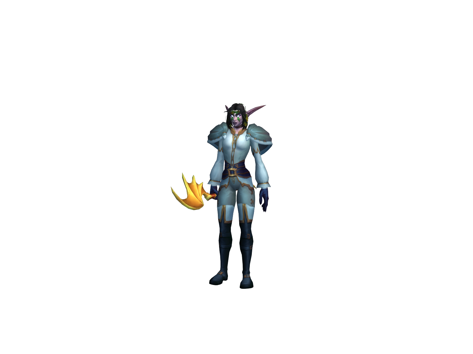 Yênefer 3D character render
