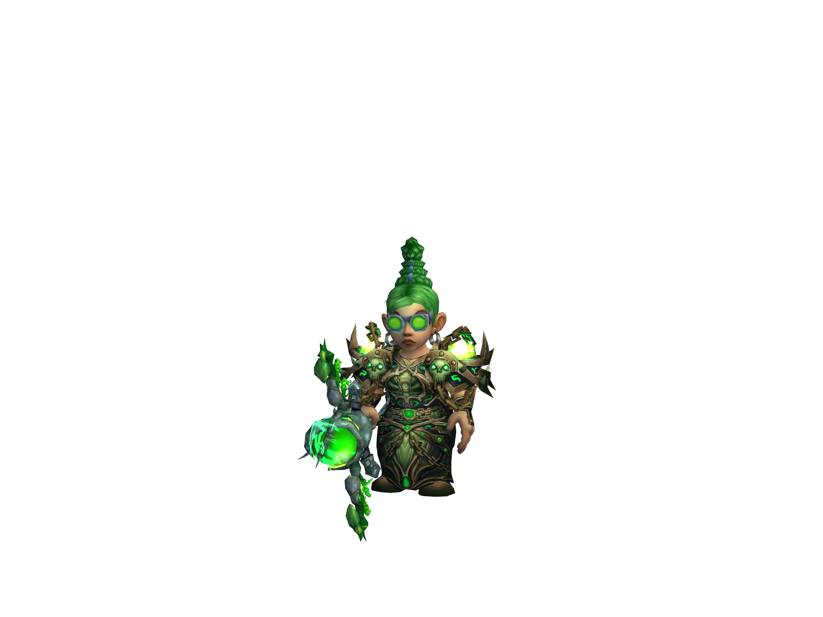 Auspina 3D character render